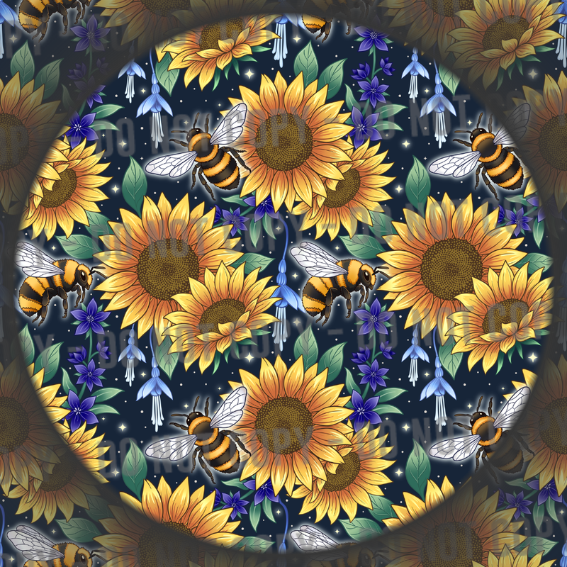 Bees & Sunflowers - 1