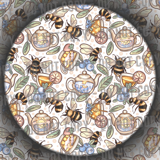 Bees & Teas - White