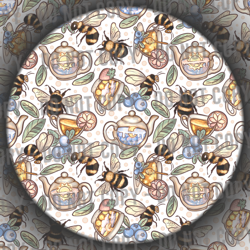 Bees & Teas - White