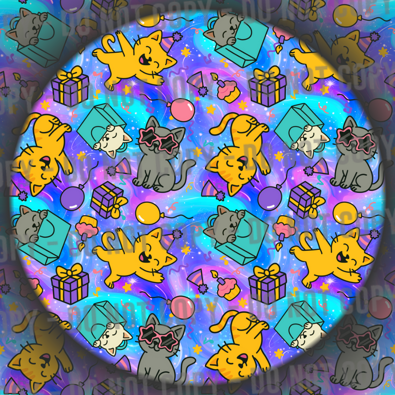 Birthday Cats - Galaxy