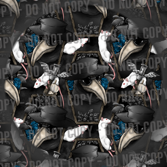 Blue Floral Plague