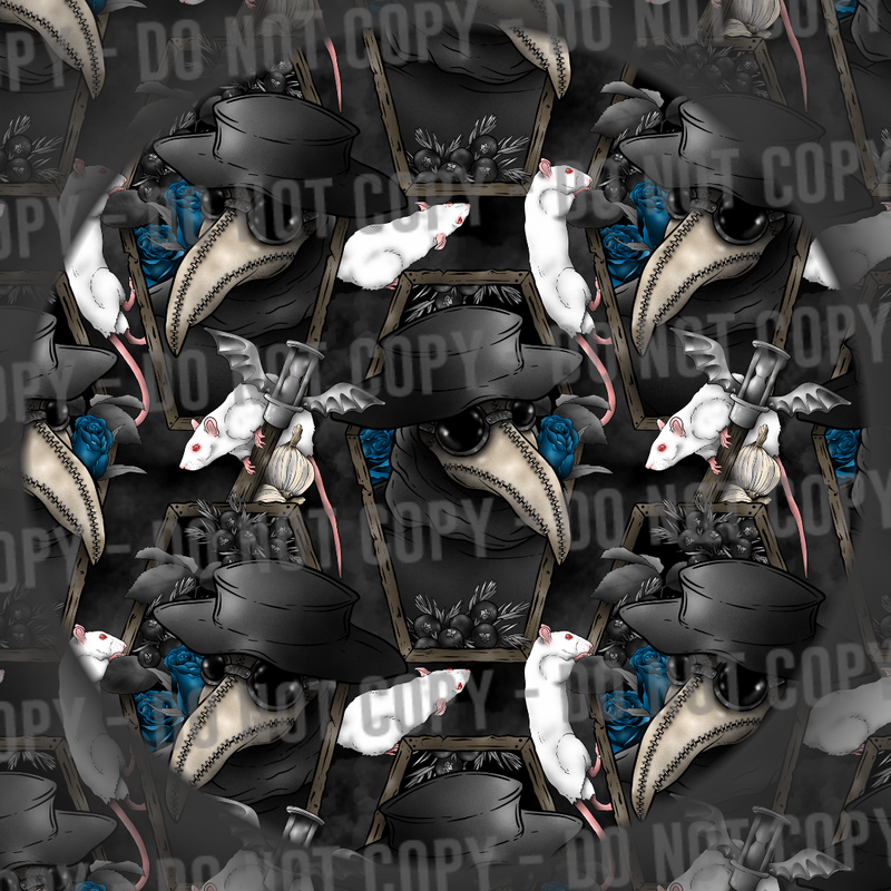 Blue Floral Plague