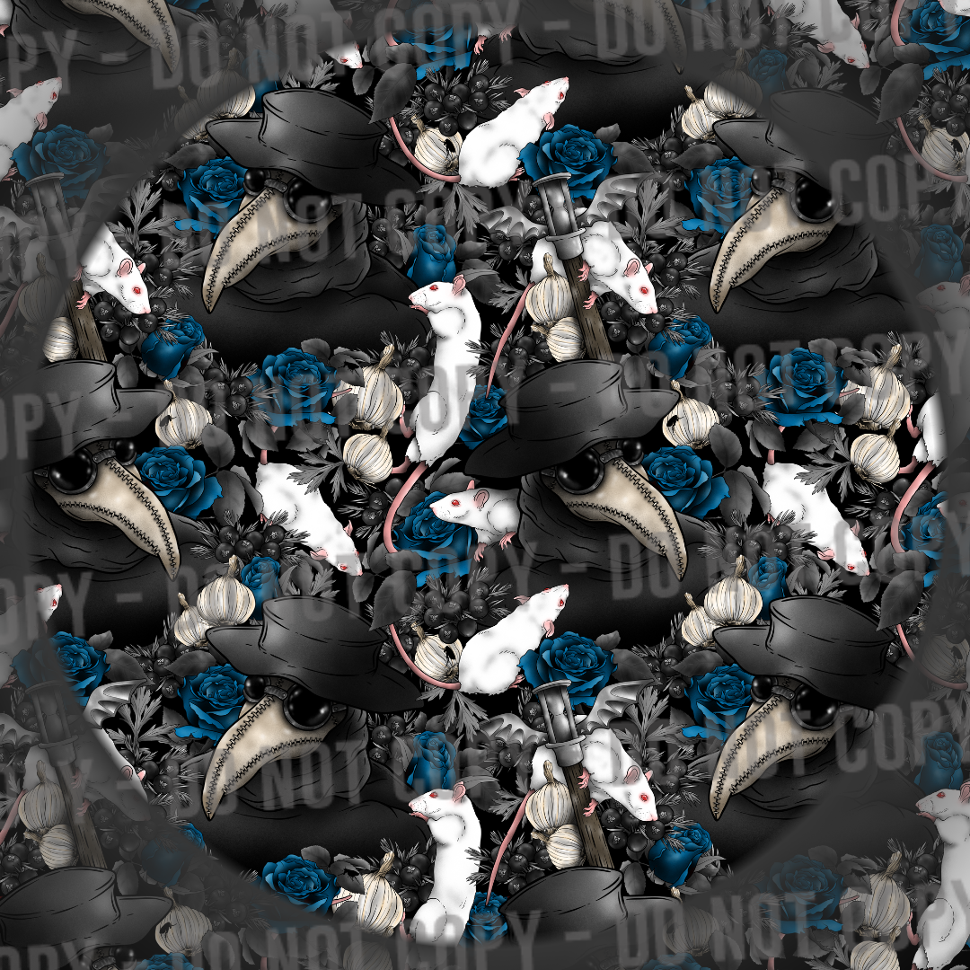 Blue Floral Plague - 2