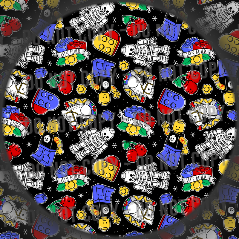 Brick Tattoos - Black