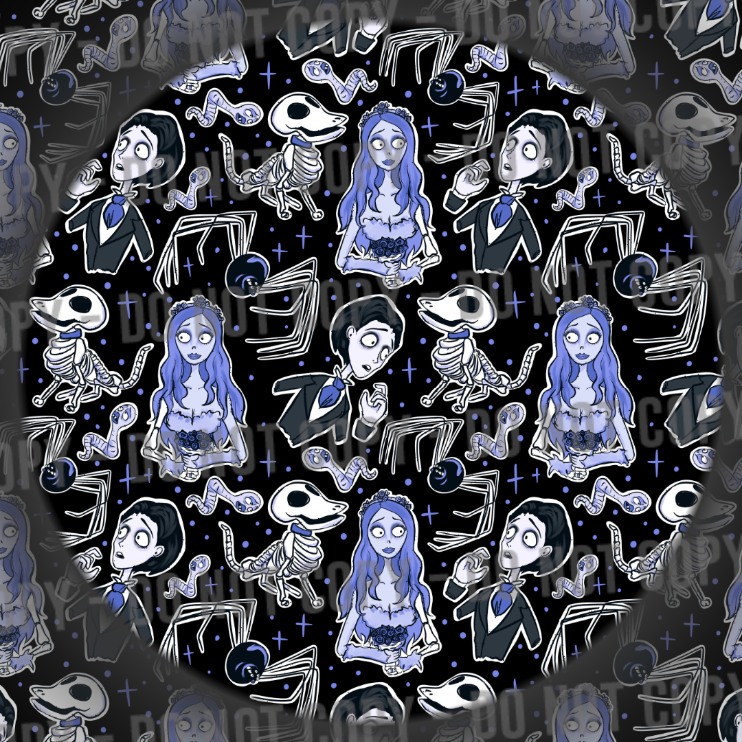 Bride Stickers - Blue