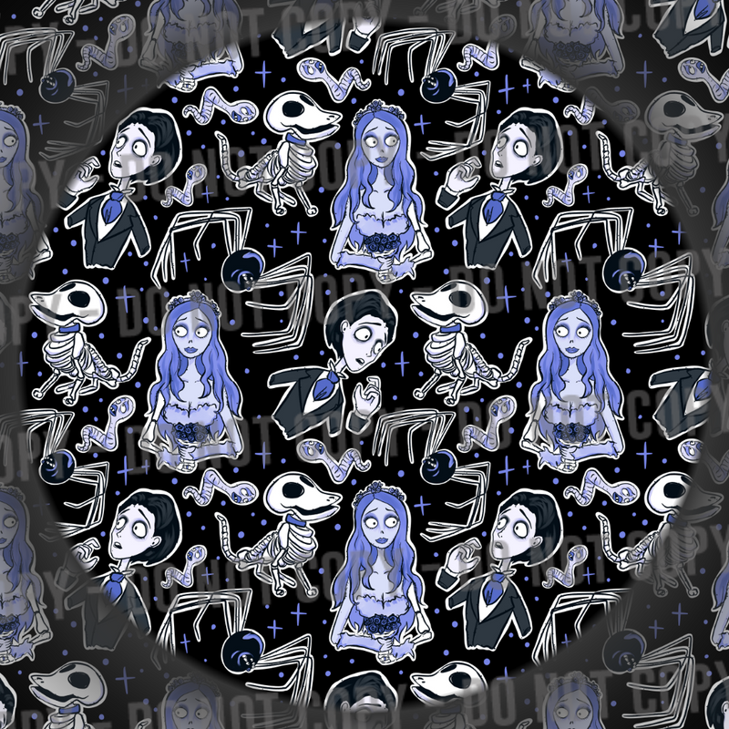 Bride Stickers - Blue