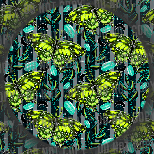 Bright Green Butterflies