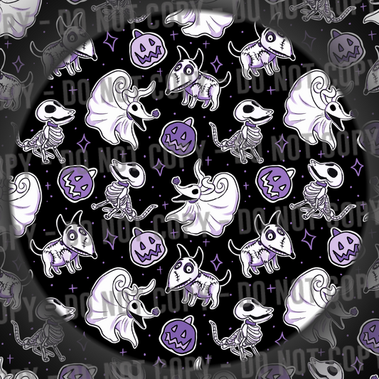 Burton Dog Stickers - Purple