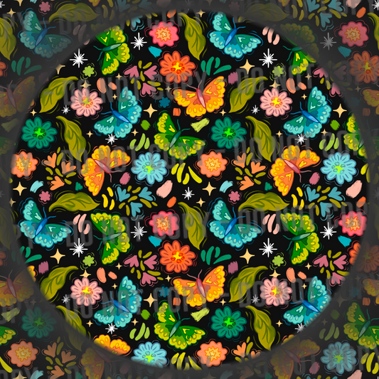 Butterflies - Black