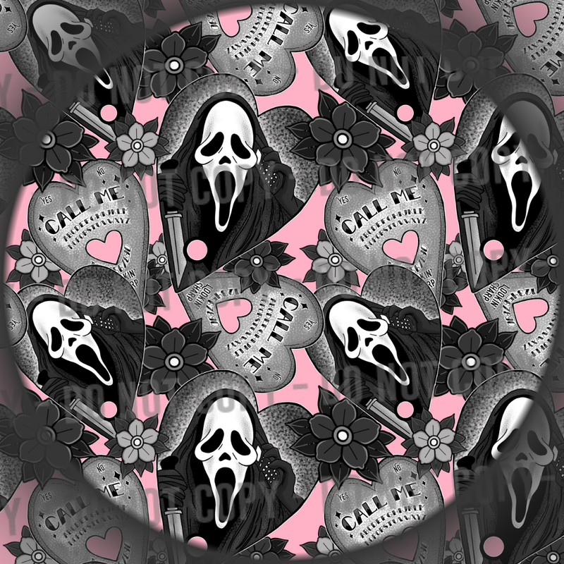 Call Me - Pink And Grey