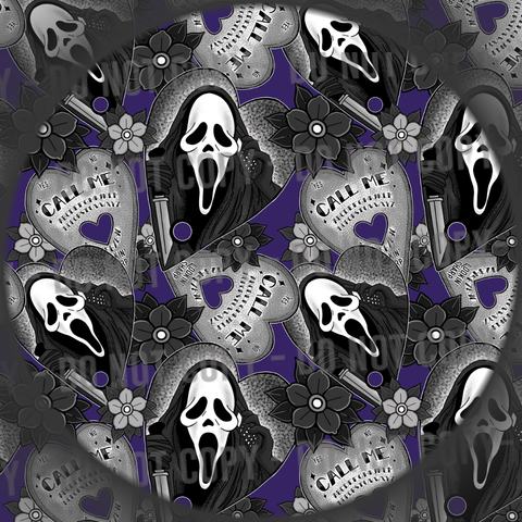 Call Me - Purple & Grey
