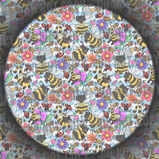 Cat Bees - Light Blue