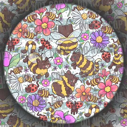 Cat Bees - Sage