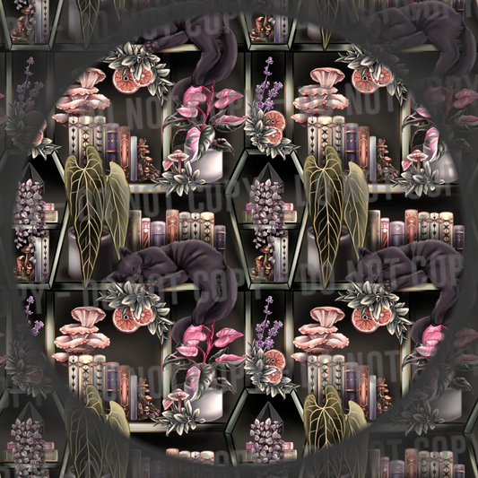 Cat Bookshelf - Black