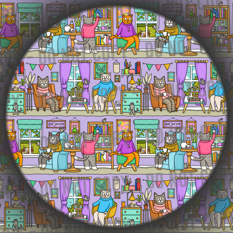 Cat Cottage - Lilac