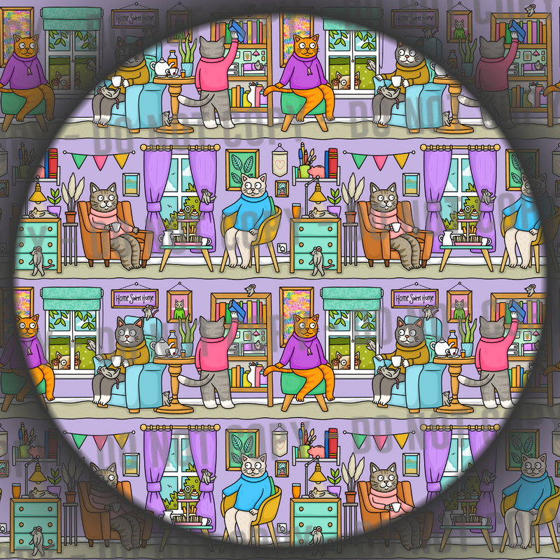 Cat Cottage - Lilac