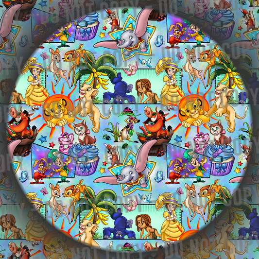 Character Mashup Comic Panels