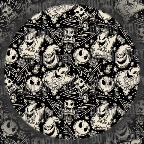 Christmas Nightmare - Black & White