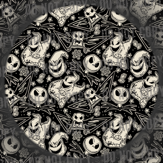 Christmas Nightmare - Black & White