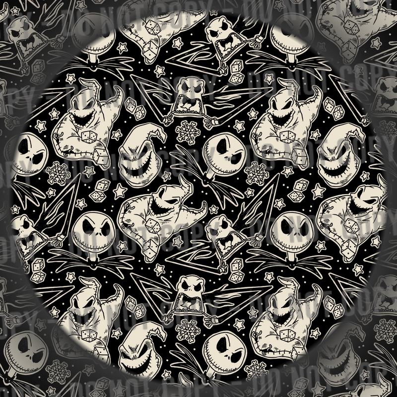 Christmas Nightmare - Black & White