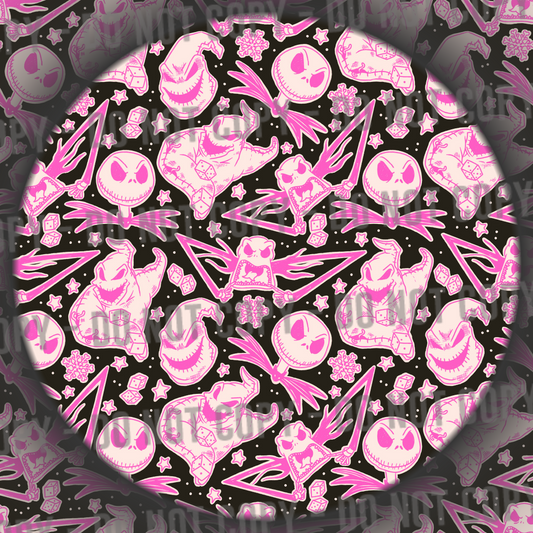 Christmas Nightmare - Pink & Black