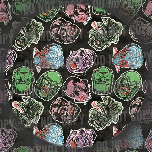 Classic Monsters - Black