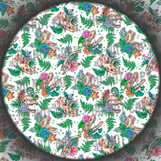 Clear Vinyl - Dinosaur Skulls