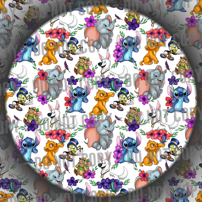Clear Vinyl - Floral Characters