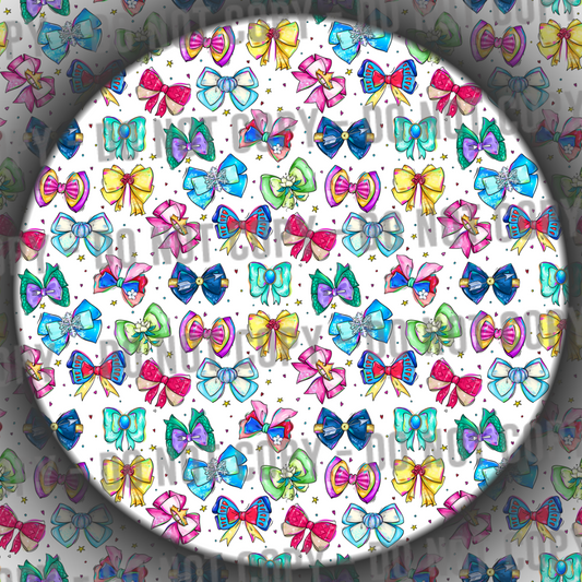 Clear Vinyl - Princess Bows