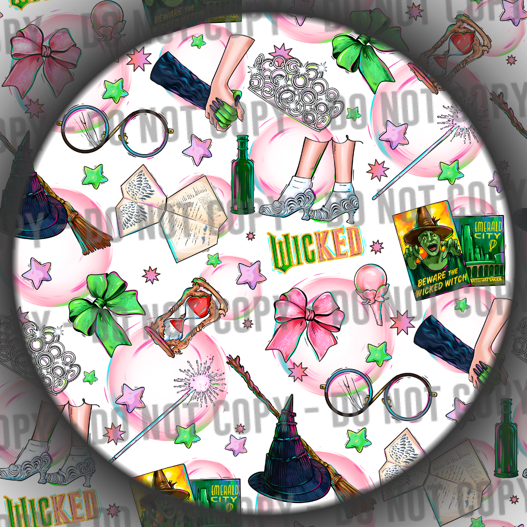 Clear Vinyl - Witchy Icons