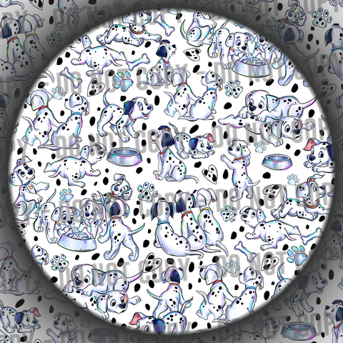 Clear Vinyl - Dalmatian Spots - 1