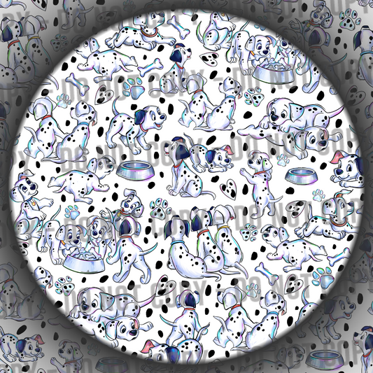 Clear Vinyl - Dalmatian Spots - 1