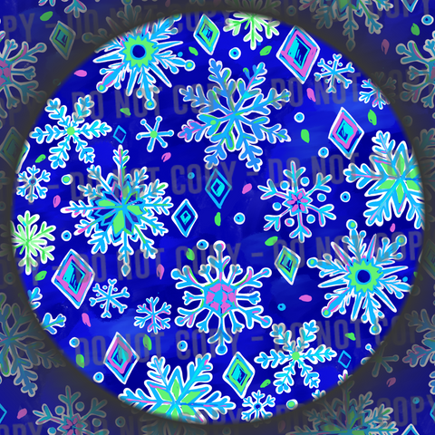 Co-Ord - Floral Ice Queen - Blue