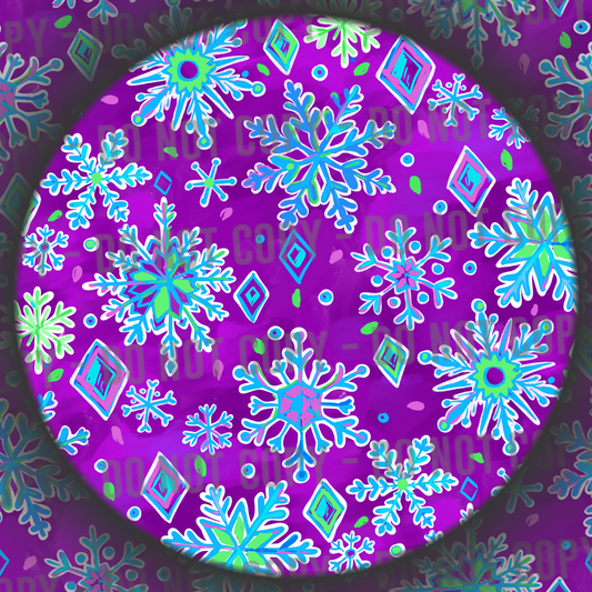 Co-Ord - Floral Ice Queen - Purple