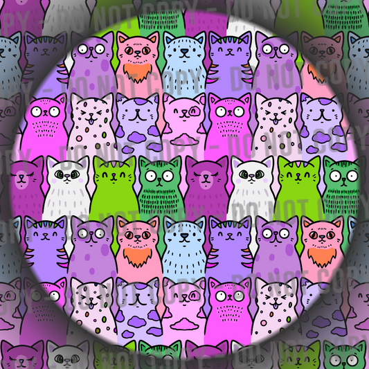 Colourful cats - 2