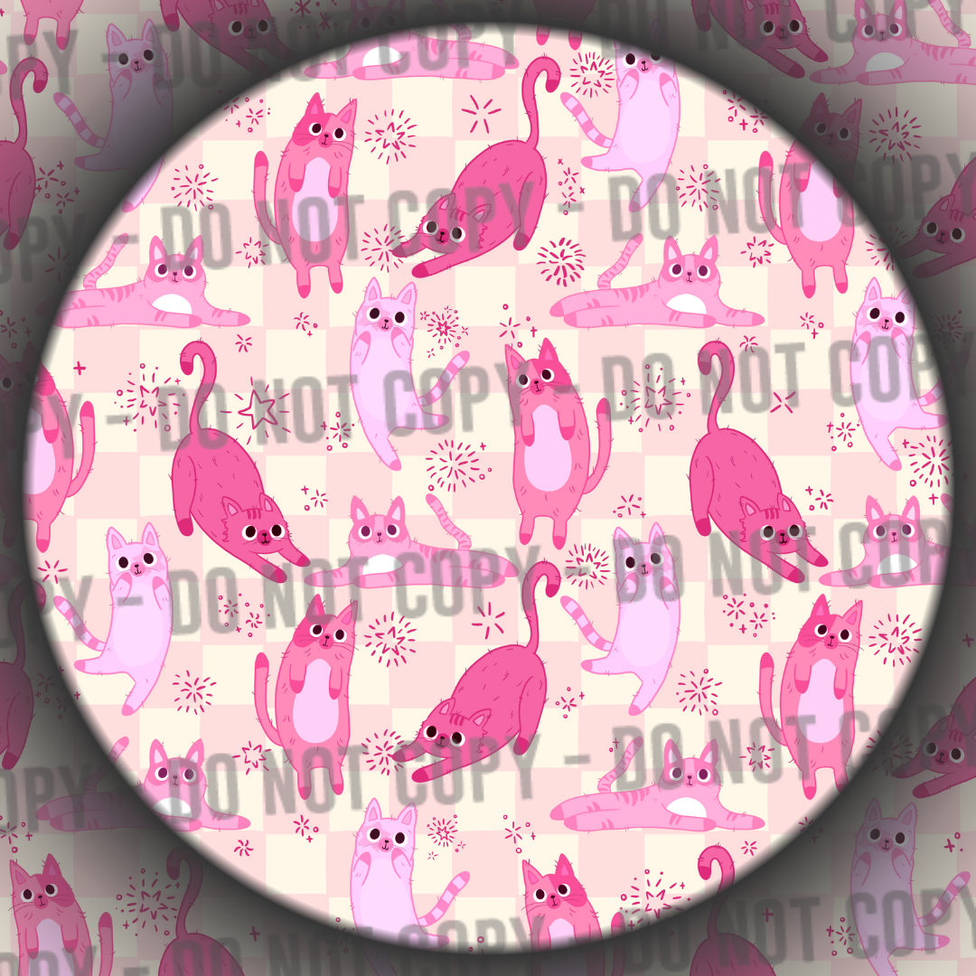Cool Cats - Pink