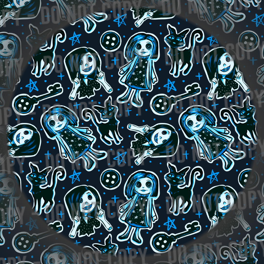 Cora Stickers - Blue