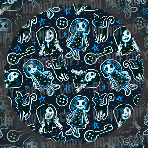 Cora Stickers - Blue