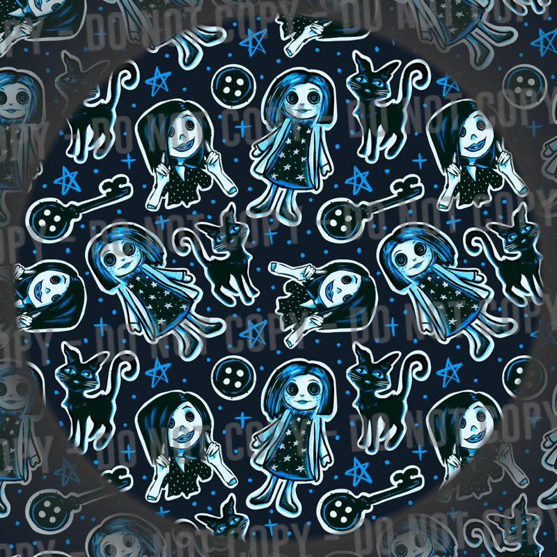 Cora Stickers - Blue