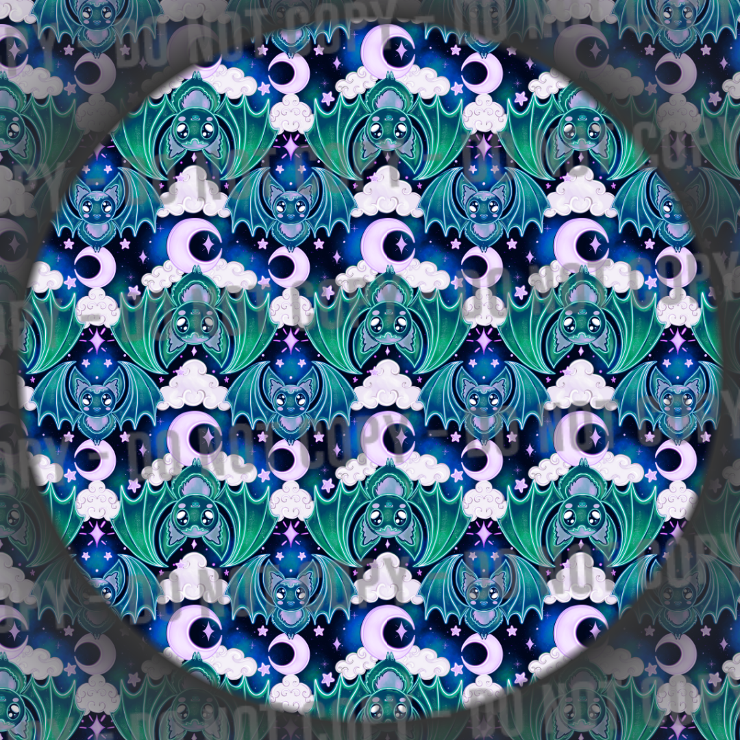 Cute Bats - Turquoise