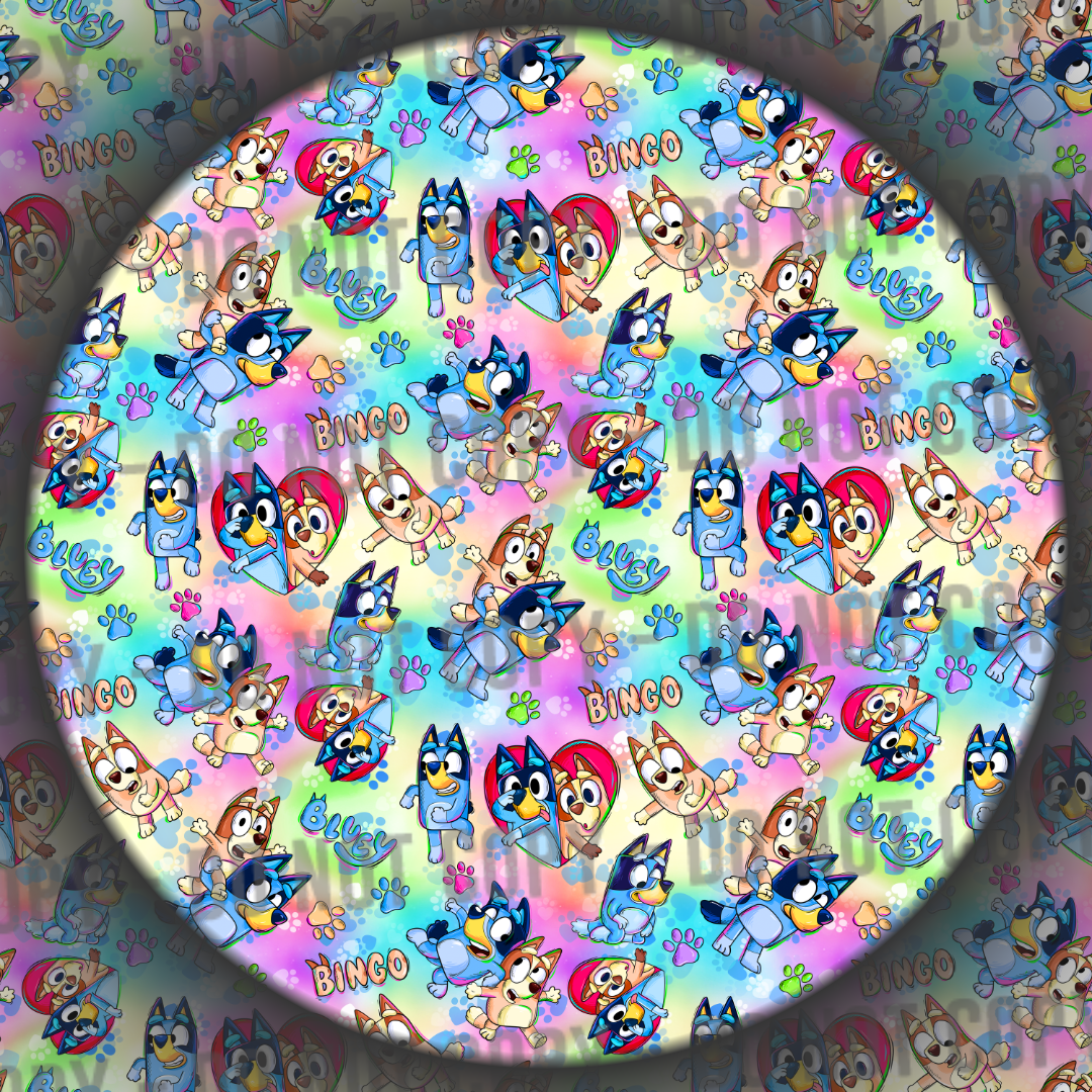 Cute Dogs - Rainbow
