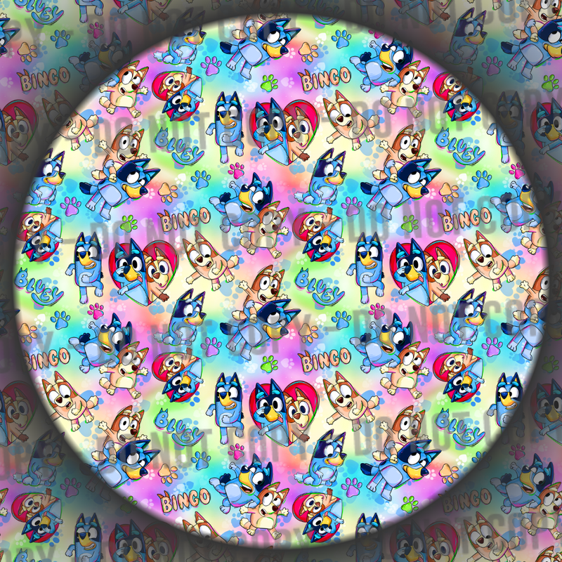 Cute Dogs - Rainbow