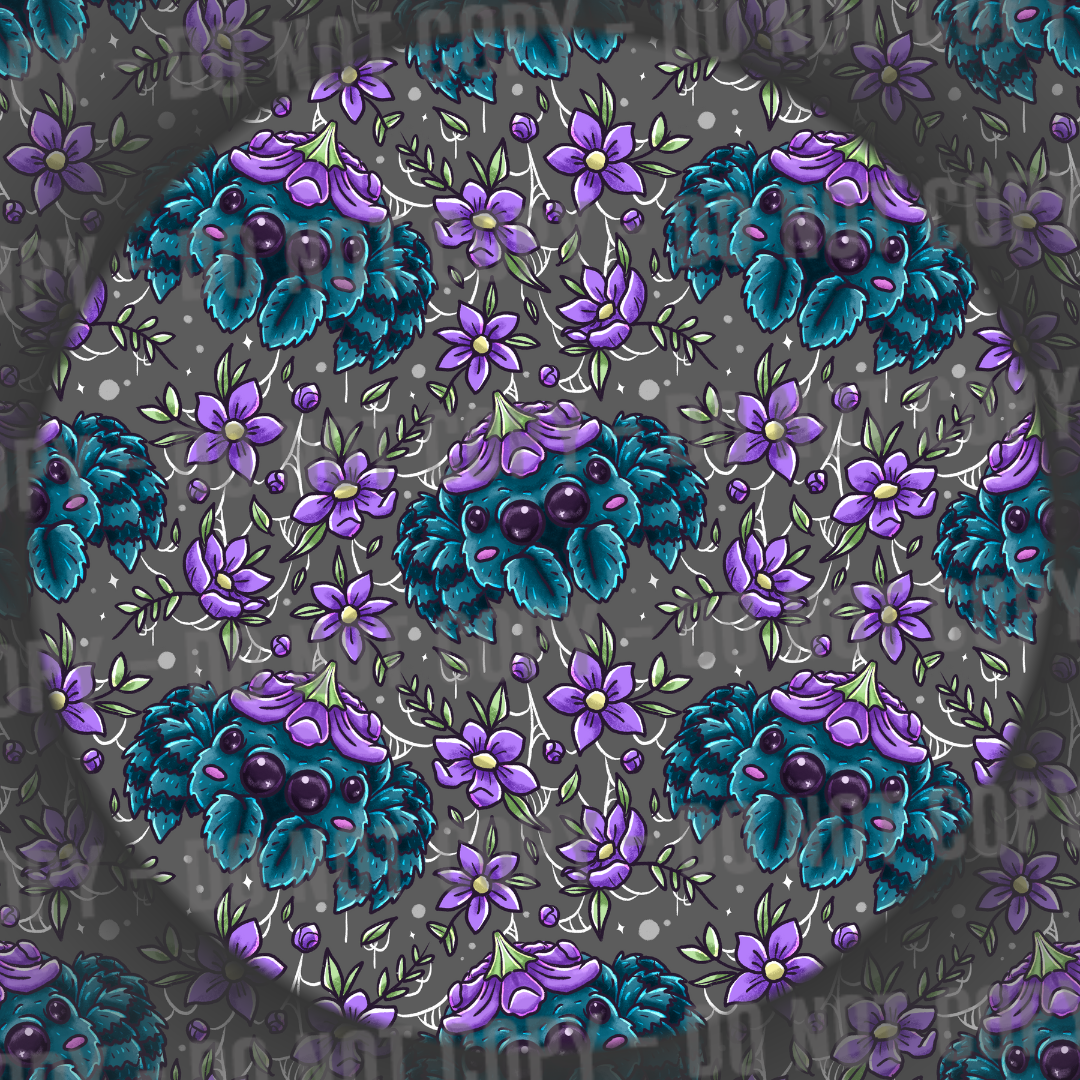 Cute Floral Spider - 1