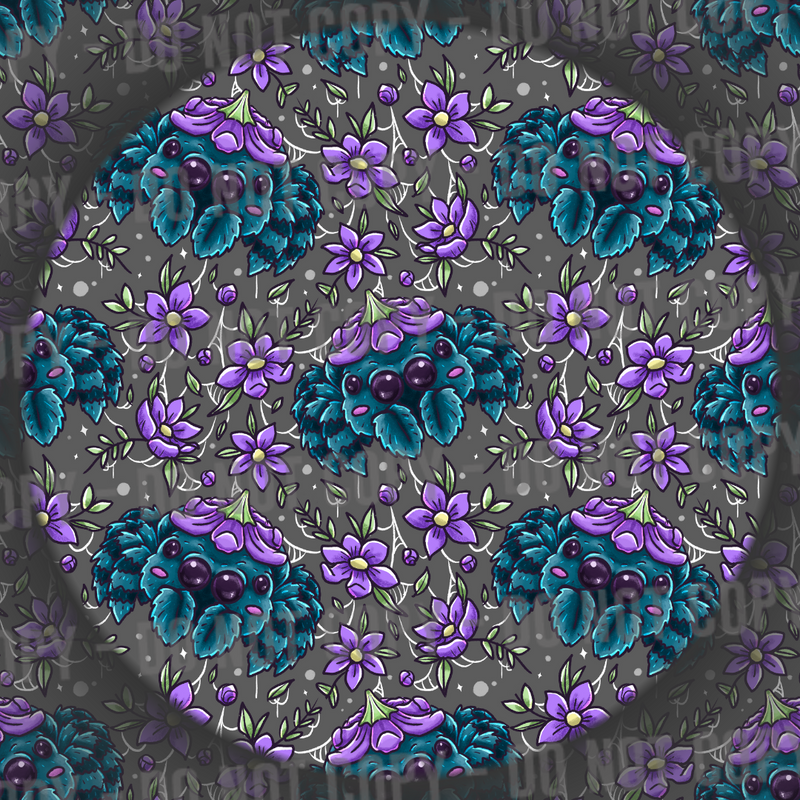 Cute Floral Spider - 1