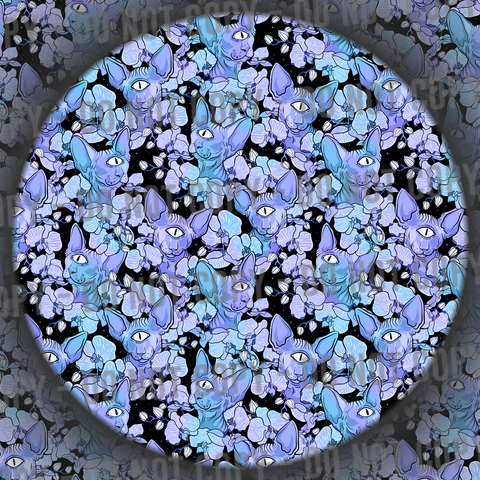 Cyclops Kitty - Blue