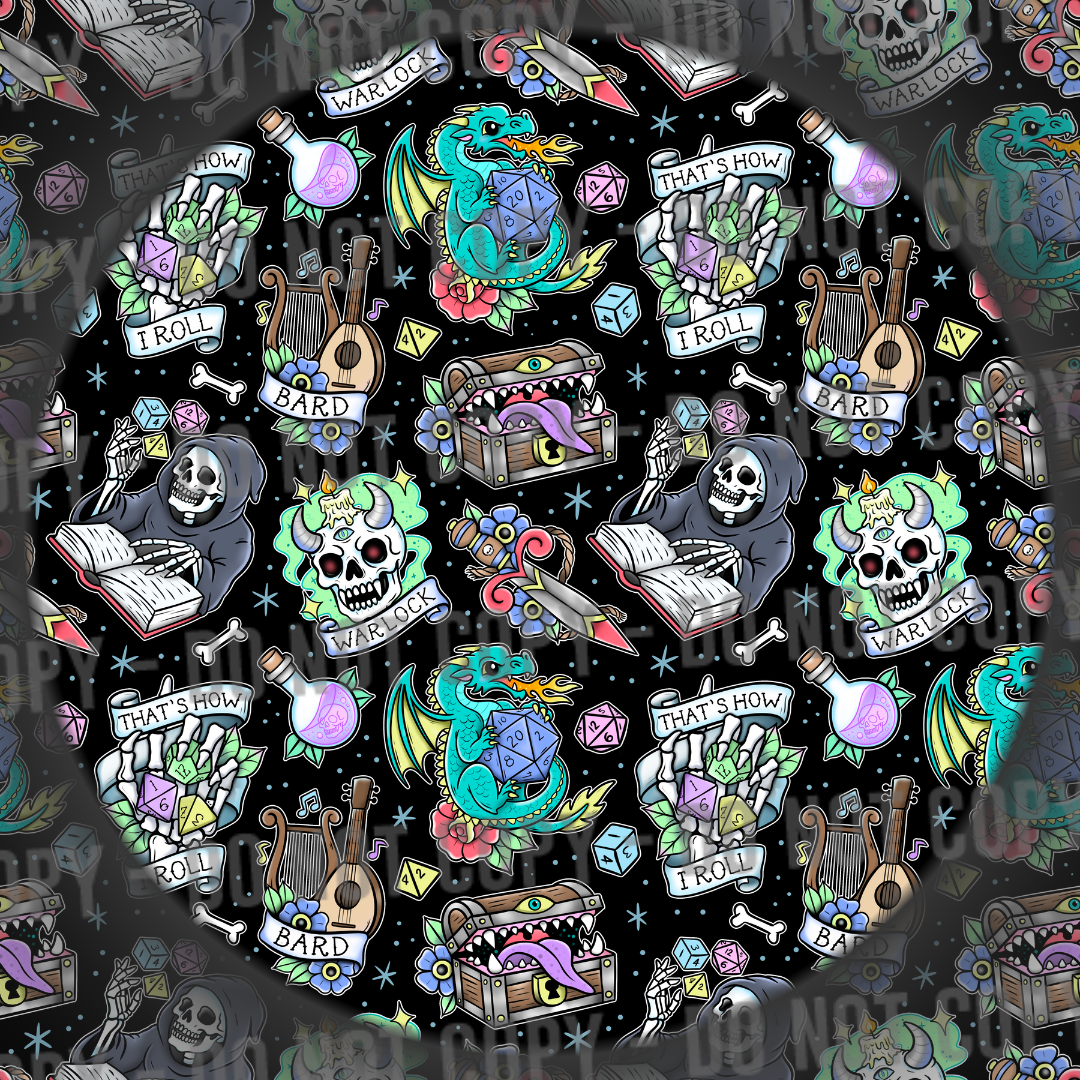 D20 - Black