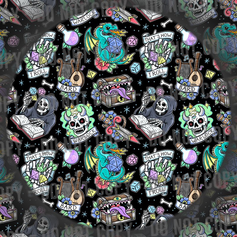 D20 - Black