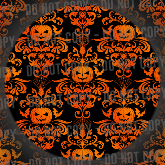 Damask Pumpkins - Black