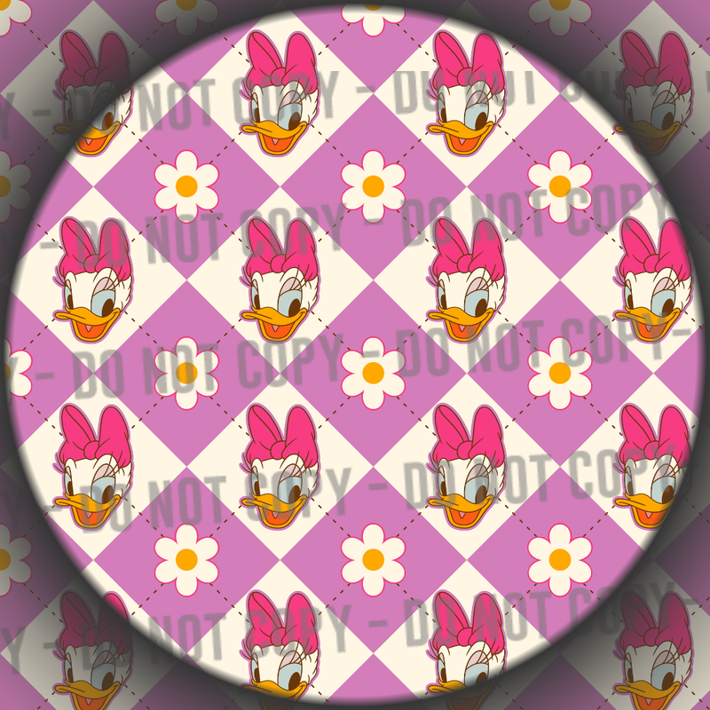 Dark Pink Duck Diamonds