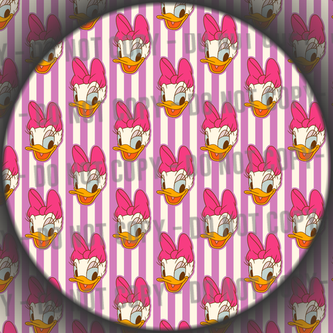 Dark Pink Duck Stripes
